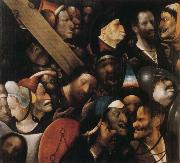 BOSCH, Hieronymus Christ Carrying the Cross oil on canvas